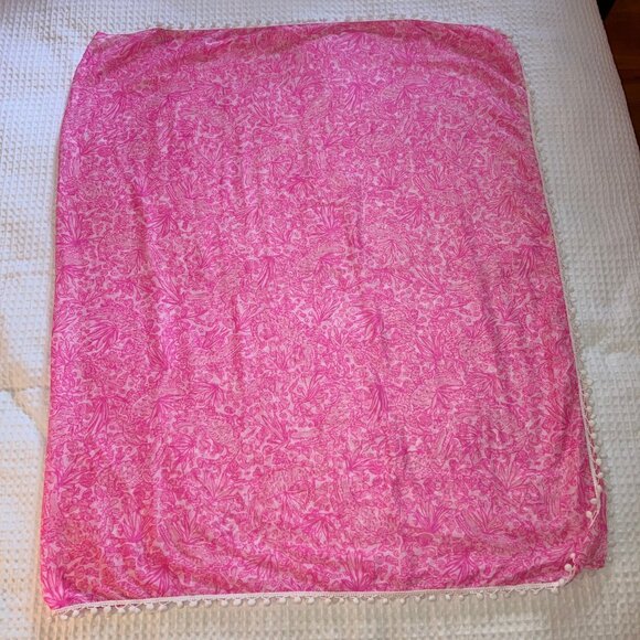 Lilly Pullitzer x Target See Ya Later Pom Pom Scarf - Picture 6 of 9